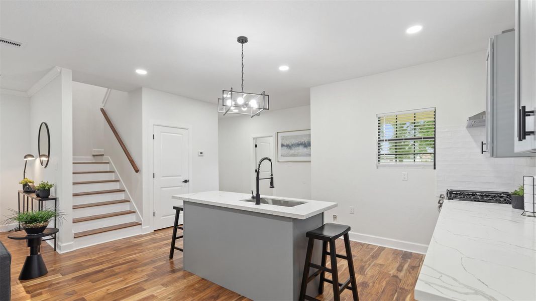 Furnished interior view inside a new home in , Beach City (Image 7).