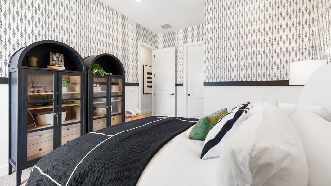 Representative furnished interior of a home built from the Pallazio II by Taylor Morrison in Esplanade at Rivergrass, Naples (Image 17).