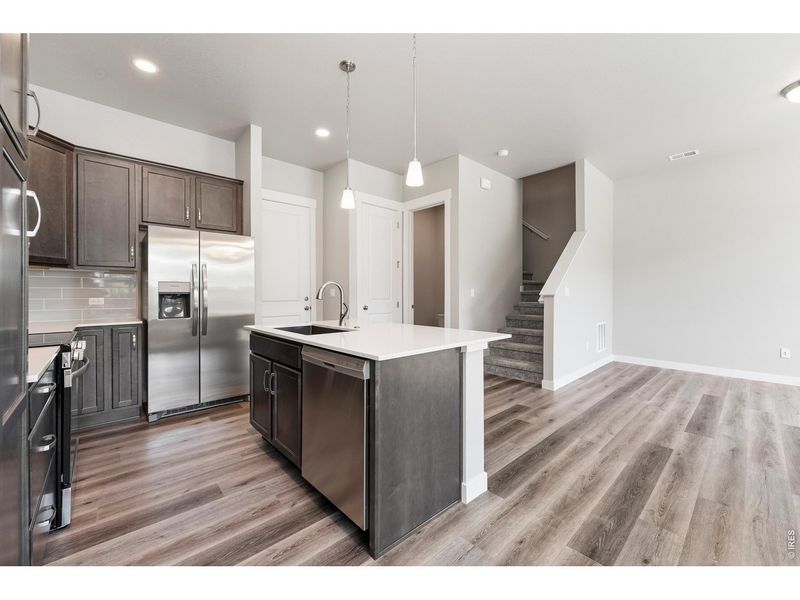 Furnished interior view inside a new home in The Lakes at Centerra, Loveland (Image 9).