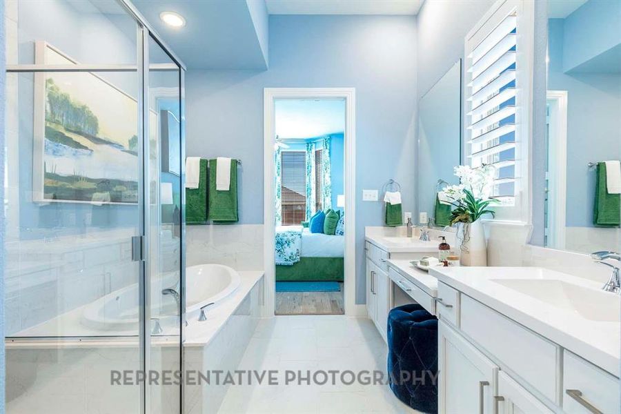 Furnished interior view inside a new home in , Royse City (Image 15). Furnished interior view inside a new home in , Royse City (Image 15).