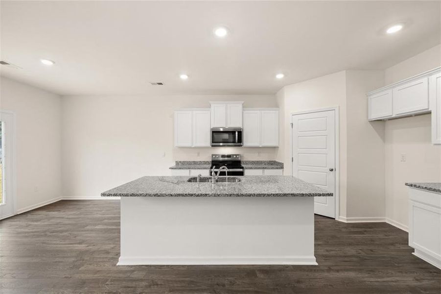 Furnished interior view inside a new home in Champion's Run, Lithonia (Image 7). Furnished interior view inside a new home in Champion's Run, Lithonia (Image 7).
