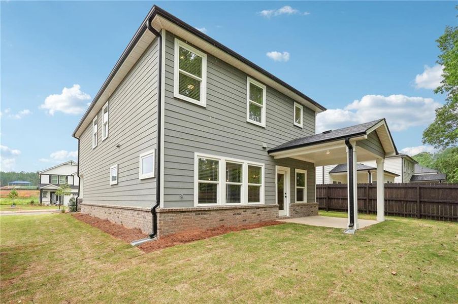 Front exterior of a new home in Hemingway - Reserve Series, Cumming, GA, highlighting curb appeal (Image 28).