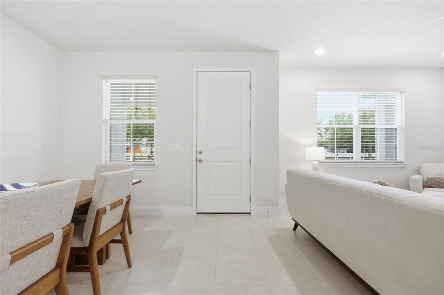 Furnished interior view inside a new home in , Harmony (Image 8). Furnished interior view inside a new home in , Harmony (Image 8).