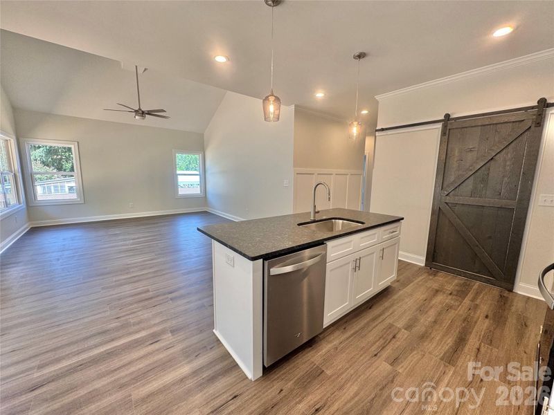 Furnished interior view inside a new home in , Gastonia (Image 11).