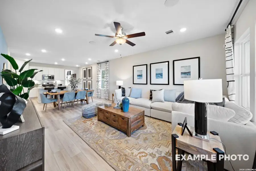 Furnished interior view inside a new home in Agave, San Antonio (Image 15).