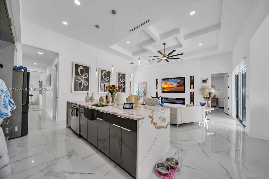 Furnished interior view inside a new home in , Cape Coral (Image 14).