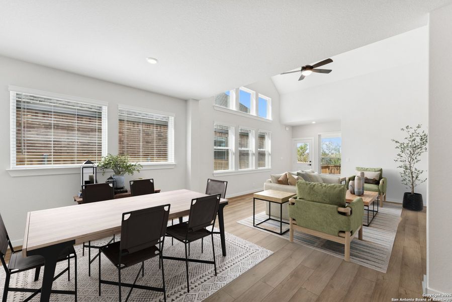 Furnished interior view inside a new home in , New Braunfels (Image 7). Furnished interior view inside a new home in , New Braunfels (Image 7).