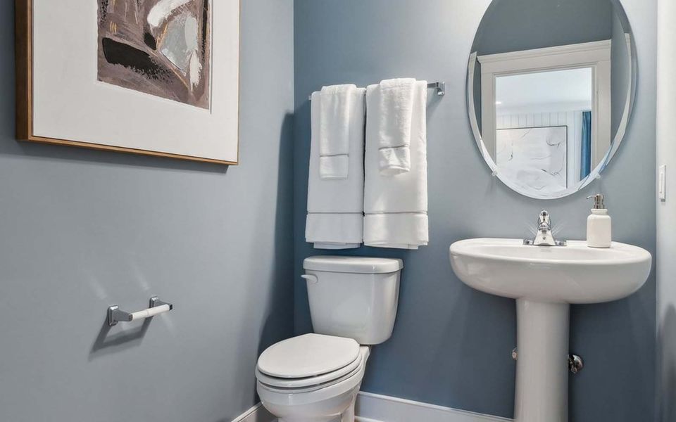 Representative furnished interior of a home built from the Blair by Brookfield Residential in Wendell Falls, Wendell (Image 6).
