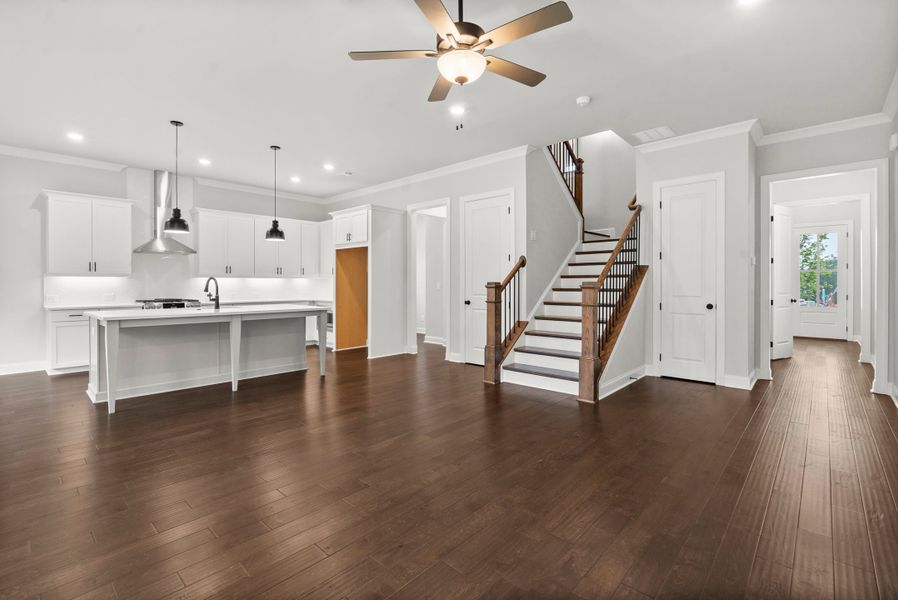 Representative unfurnished interior of a home built from the The Cameron by The Providence Group in Aberdeen, Hoschton (Image 16).
