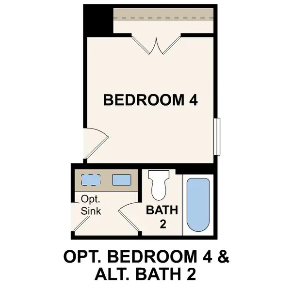 2D floor plan layout of this home in Cloverdale, Houston, TX (Image 4). 2D floor plan layout of this home in Cloverdale, Houston, TX (Image 4).