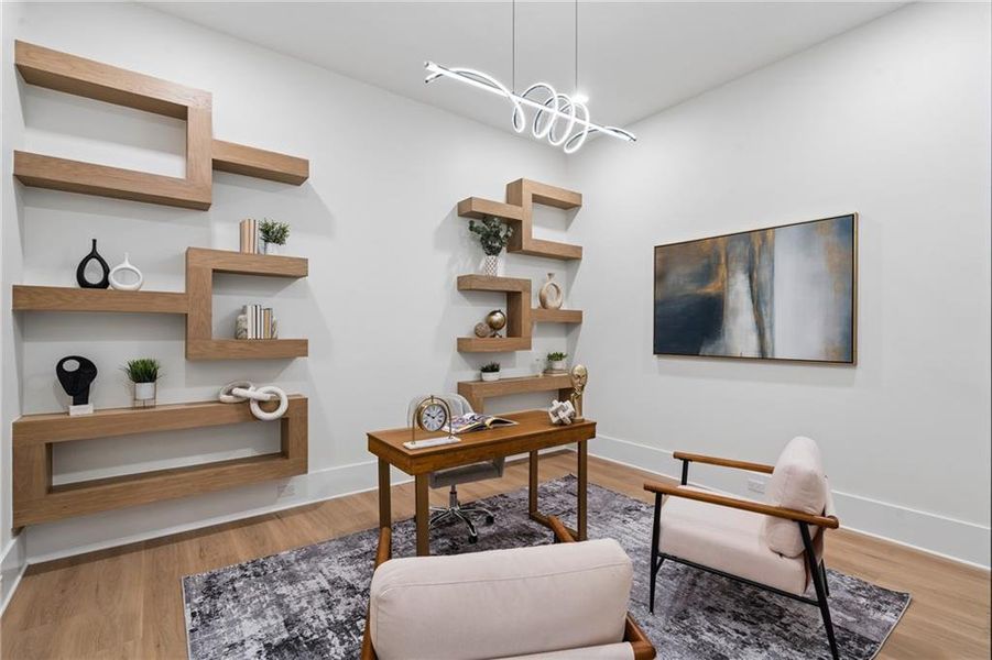 Furnished interior view inside a new home in , Auburn (Image 13).
