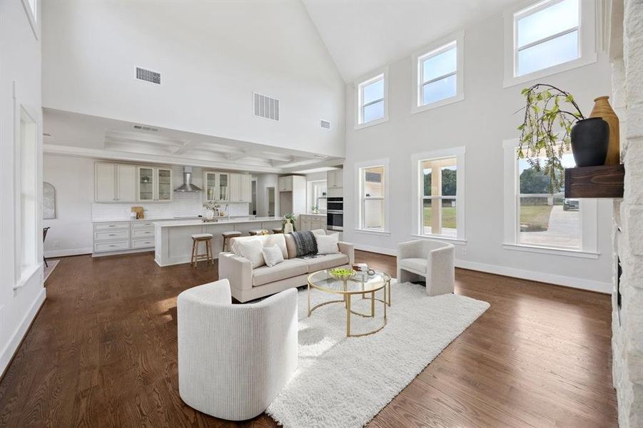 Furnished interior view inside a new home in , Wills Point (Image 7).