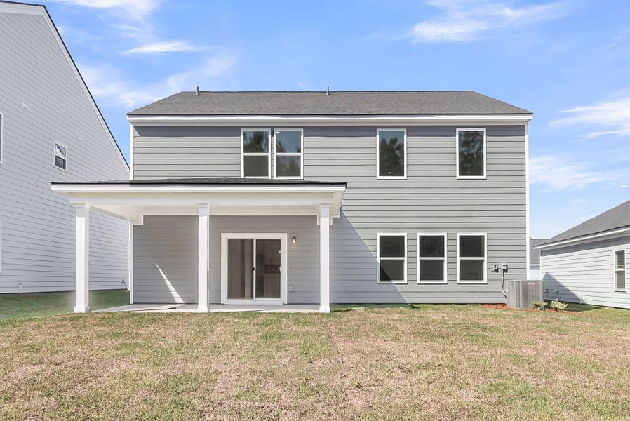 Exterior details and patio area of a home in , Ravenel (Image 3).