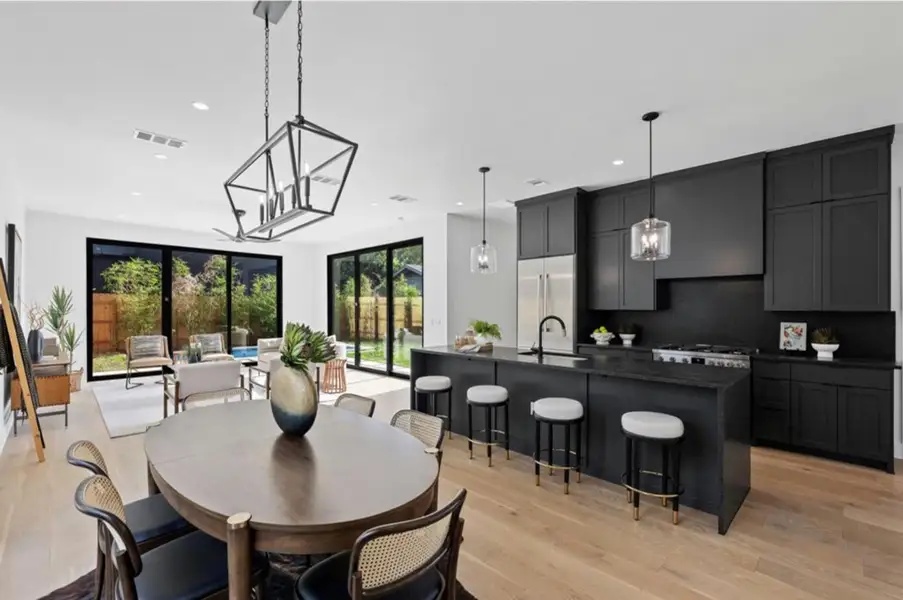 Furnished interior view inside a new home in , Austin (Image 9). Furnished interior view inside a new home in , Austin (Image 9).