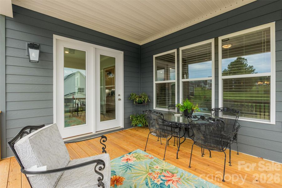 Exterior details and patio area of a home in , Clover (Image 22).