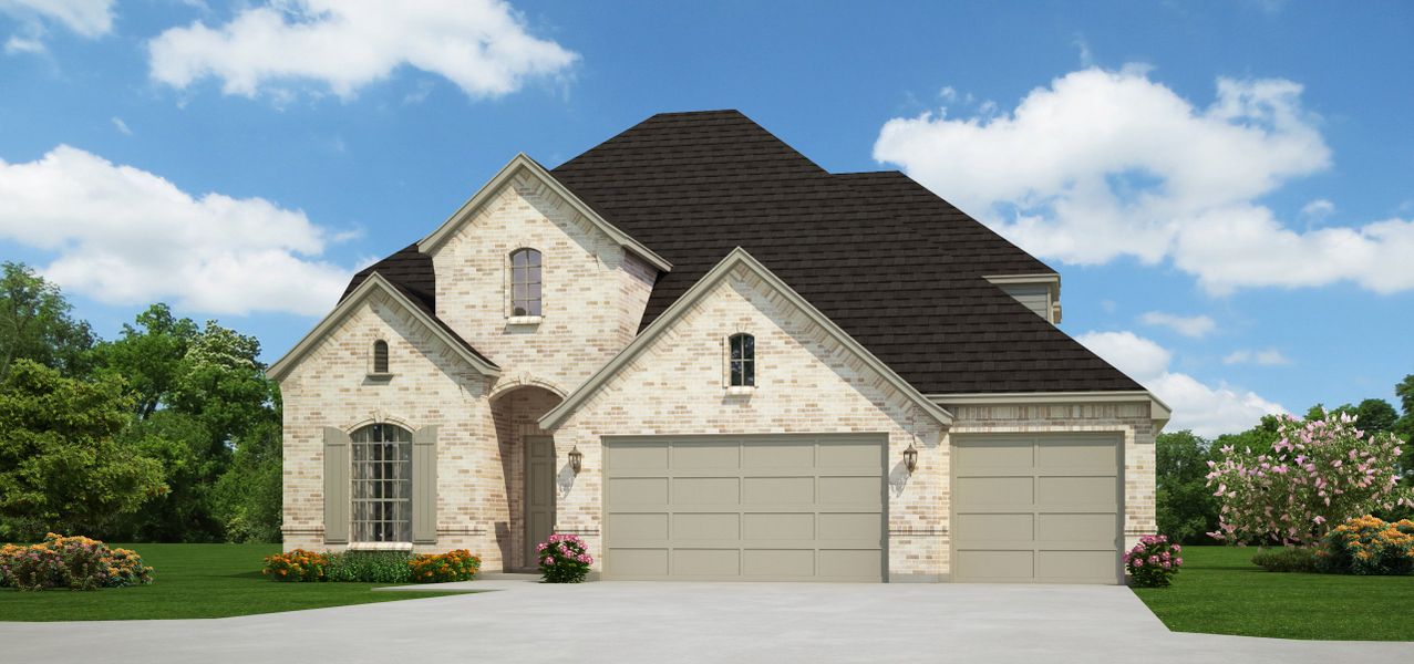 Representative exterior photo of a completed home built from the Marietta by Our Country Homes in Lakes of River Trails, Richland Hills, TX (Image 4).