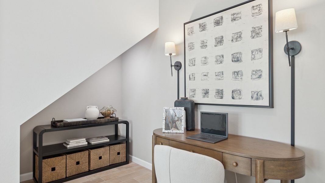 Furnished interior view inside a new home in The Buttes at Mystic, Peoria (Image 15).