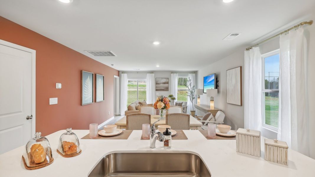 Furnished interior view inside a new home in Saddle Trace, Lewisburg (Image 12).
