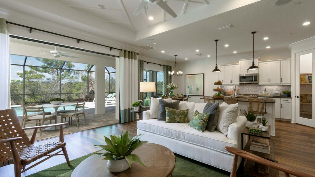 Representative furnished interior of a home built from the Lighthouse by Neal Communities in Palm Grove Real Estate and Homes for Sale in Lakewood Ranch, FL - Neal Communities, Lakewood Ranch (Image 9).