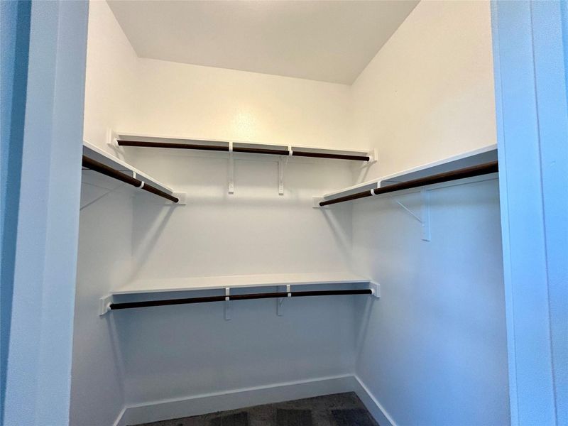 Second small bedroom walk-in closet. Second small bedroom walk-in closet.