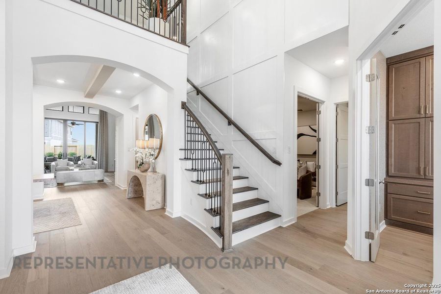 Furnished interior view inside a new home in La Cima: 70ft. lots, San Marcos (Image 7).