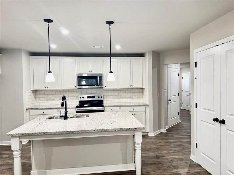 Furnished interior view inside a new home in Silver Leaf, Dawsonville (Image 5).