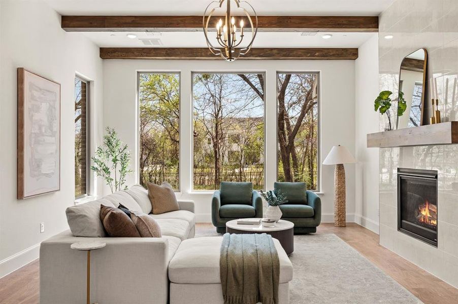 Furnished interior view inside a new home in , Keller (Image 12). Furnished interior view inside a new home in , Keller (Image 12).