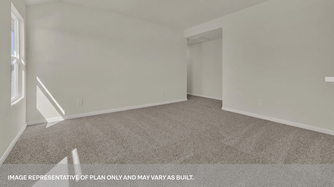 Representative unfurnished interior of a home built from the The Madison by D.R. Horton in Paramount, Kyle (Image 23). Representative unfurnished interior of a home built from the The Madison by D.R. Horton in Paramount, Kyle (Image 23).