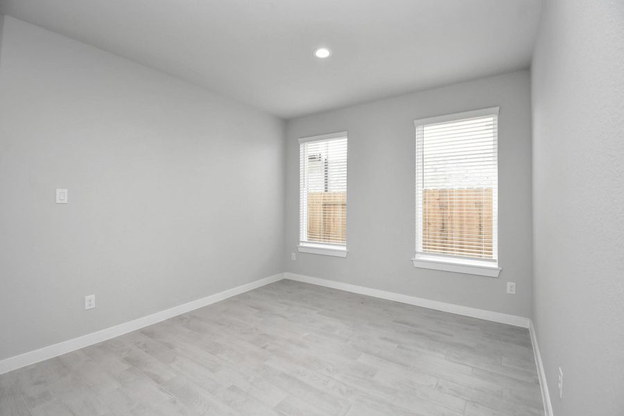 Take another look at the spacious dining room! Sample photo of completed home with similar floor plan. Actual colors and selections may vary.