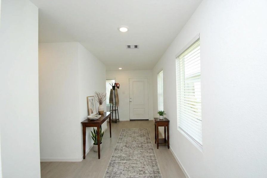 Furnished interior view inside a new home in Wharton Lakes, Wharton (Image 37).