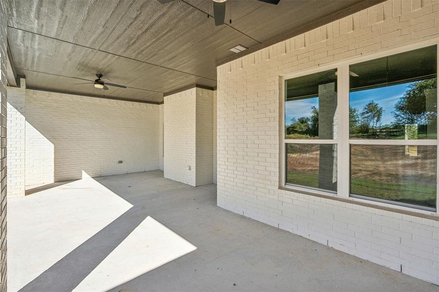 Exterior details and patio area of a home in Lucky Ridge, Boyd (Image 25). Exterior details and patio area of a home in Lucky Ridge, Boyd (Image 25).