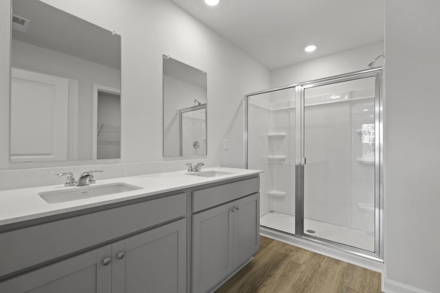 Furnished interior view inside a new home in Pineview North, Summerville (Image 9).