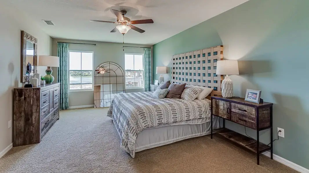Furnished interior view inside a new home in Rye Crossing, Parrish (Image 8). Furnished interior view inside a new home in Rye Crossing, Parrish (Image 8).