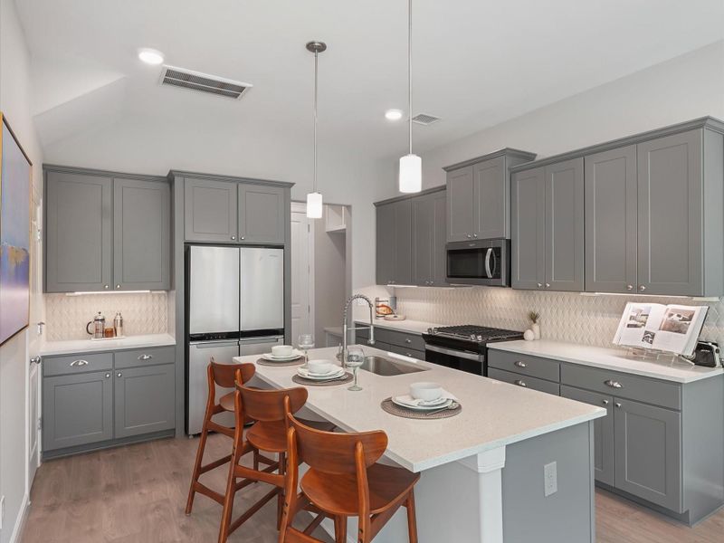 Furnished interior view inside a new home in , Houston (Image 16).