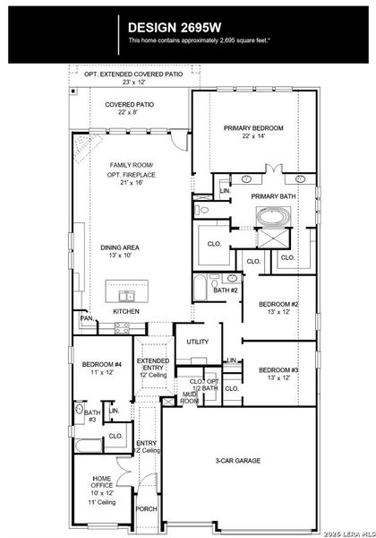 2D floor plan layout of this home in Johnson Ranch, Bulverde, TX (Image 2). 2D floor plan layout of this home in Johnson Ranch, Bulverde, TX (Image 2).