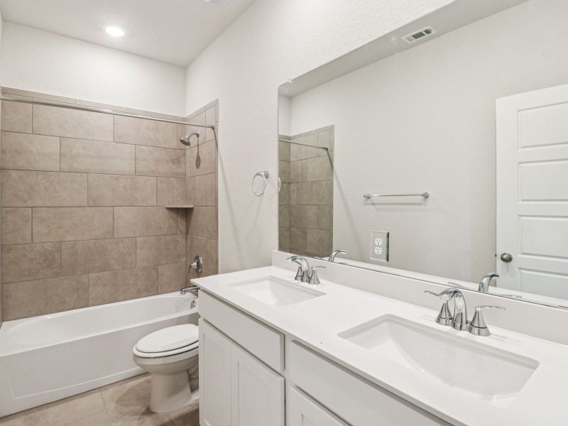 Furnished interior view inside a new home in Kallison Ranch, San Antonio (Image 14).