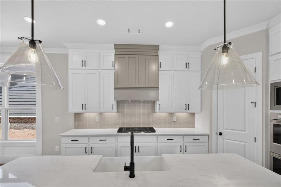 Furnished interior view inside a new home in , Flowery Branch (Image 10).
