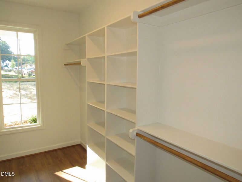 Primary closet