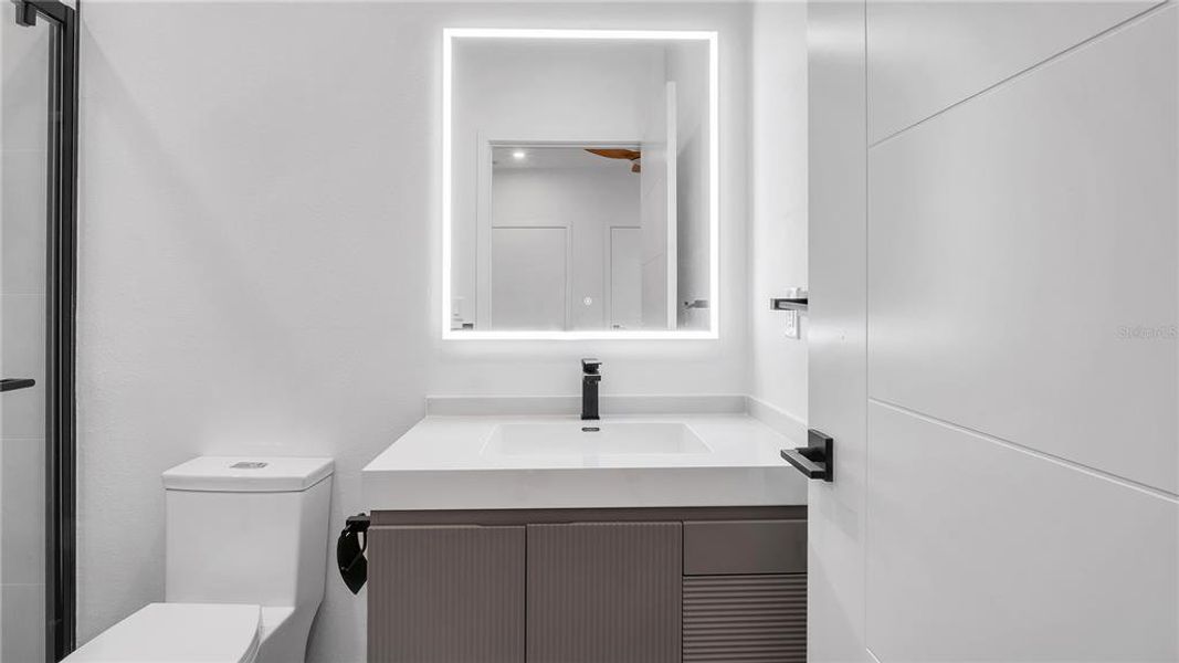 Furnished interior view inside a new home in , St. Petersburg (Image 16).