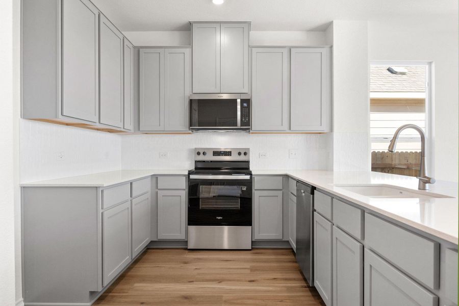 Furnished interior view inside a new home in McKinney Crossing, Austin (Image 9). Furnished interior view inside a new home in McKinney Crossing, Austin (Image 9).