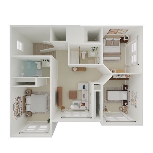 Image 19 representing the Kiel II by K. Hovnanian® Homes in Gateway Parks, Forney, TX.