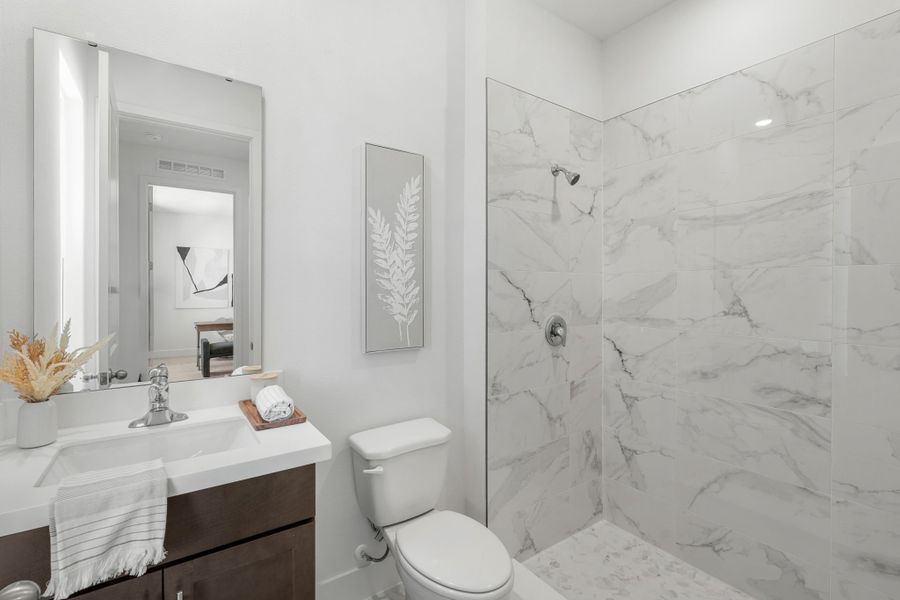 Downstairs Bathroom Across from the Study