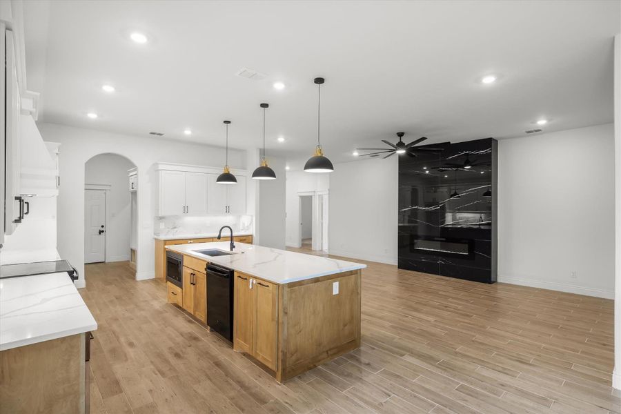 Furnished interior view inside a new home in , Canton (Image 5).