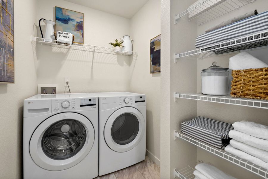 Furnished interior view inside a new home in Liberty Draw, Evans (Image 21).