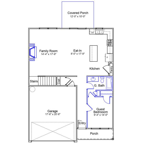 2D floor plan layout of this home in Killians Crossing, Blythewood, SC (Image 2). 2D floor plan layout of this home in Killians Crossing, Blythewood, SC (Image 2).