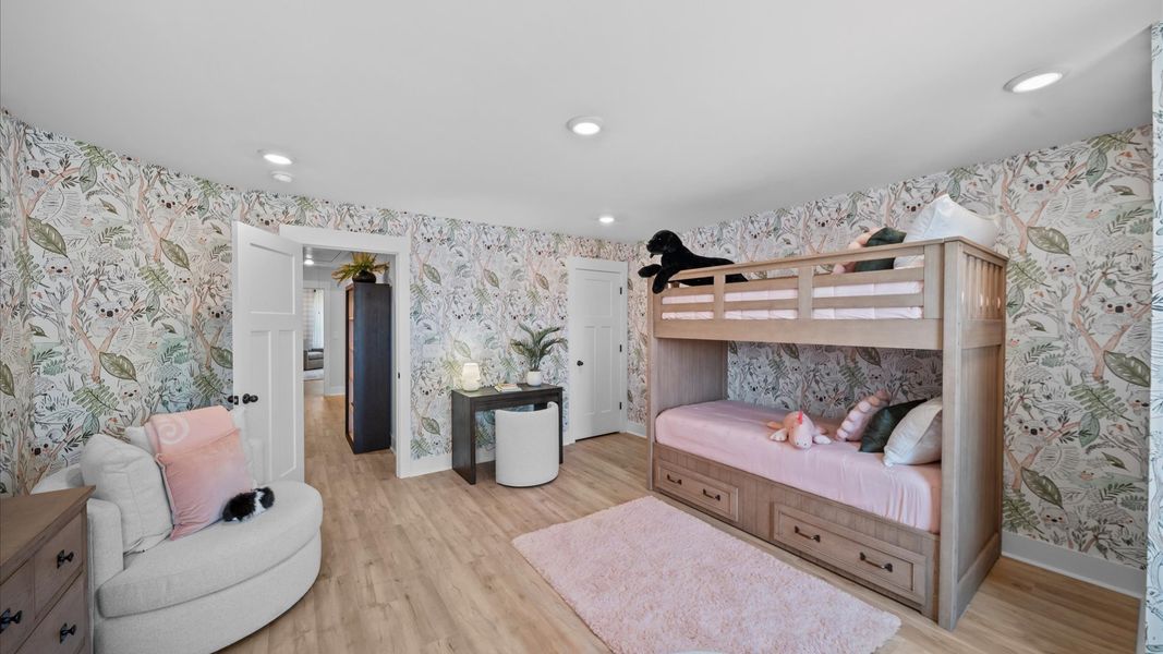 Representative furnished interior of a home built from the Lochlan by DRB Homes in Village at Midway, Anderson (Image 10).