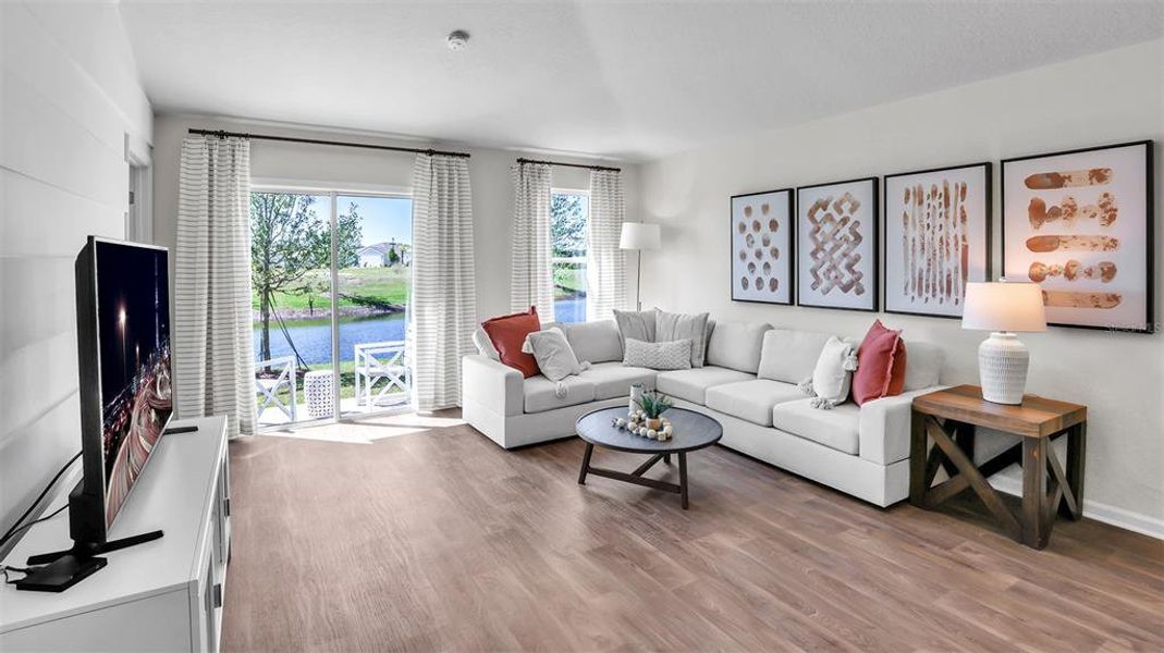 Furnished interior view inside a new home in Grand Reserve, Bunnell (Image 9). Furnished interior view inside a new home in Grand Reserve, Bunnell (Image 9).