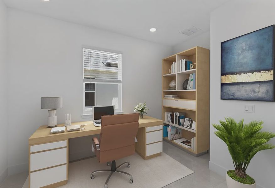 Valletta Virtually Staged Den - 5 of 33