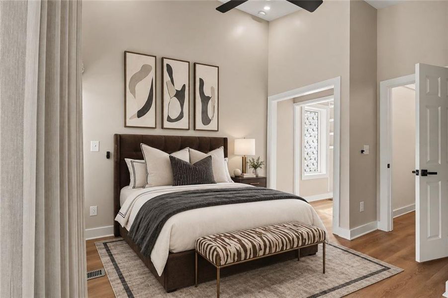 Furnished interior view inside a new home in , Union City (Image 16). Furnished interior view inside a new home in , Union City (Image 16).