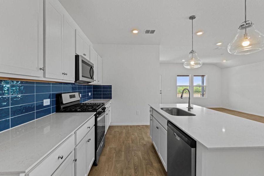Furnished interior view inside a new home in , Kyle (Image 7).